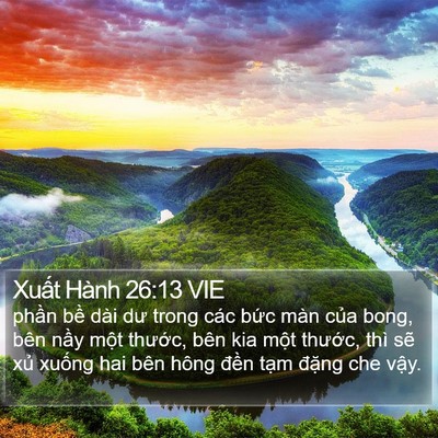 Xuất Hành 26:13 VIE Bible Verse Image