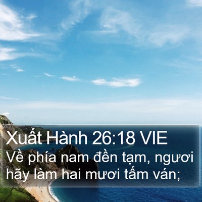 Xuất Hành 26:18 VIE Bible Verse Image
