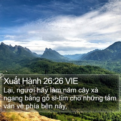 Xuất Hành 26:26 VIE Bible Verse Image