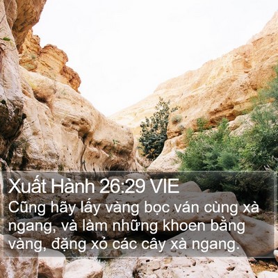 Xuất Hành 26:29 VIE Bible Verse Image
