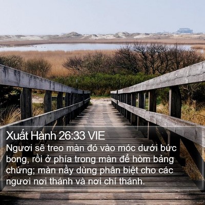 Xuất Hành 26:33 VIE Bible Verse Image