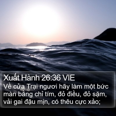 Xuất Hành 26:36 VIE Bible Verse Image