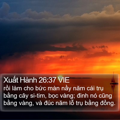 Xuất Hành 26:37 VIE Bible Verse Image