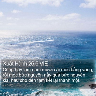 Xuất Hành 26:6 VIE Bible Verse Image