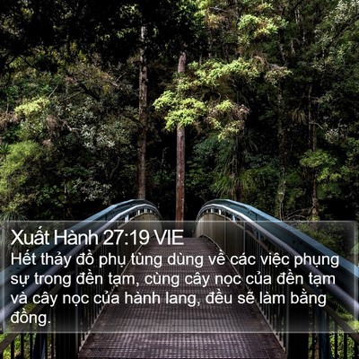Xuất Hành 27:19 VIE Bible Verse Image