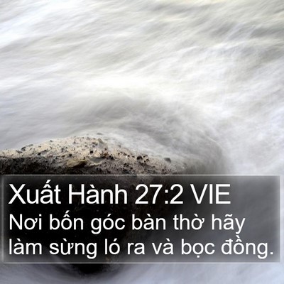 Xuất Hành 27:2 VIE Bible Verse Image