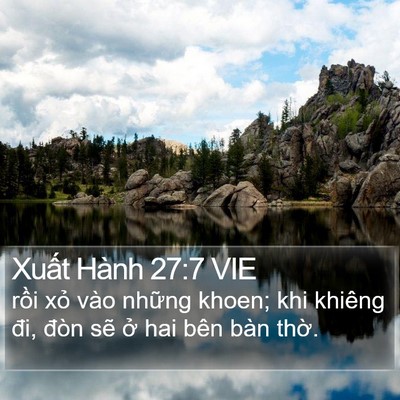 Xuất Hành 27:7 VIE Bible Verse Image