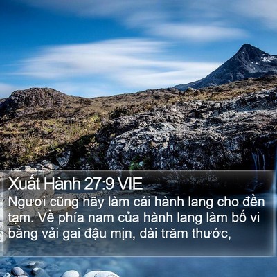 Xuất Hành 27:9 VIE Bible Verse Image