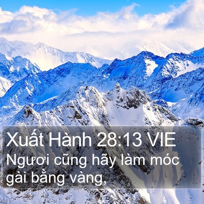 Xuất Hành 28:13 VIE Bible Verse Image