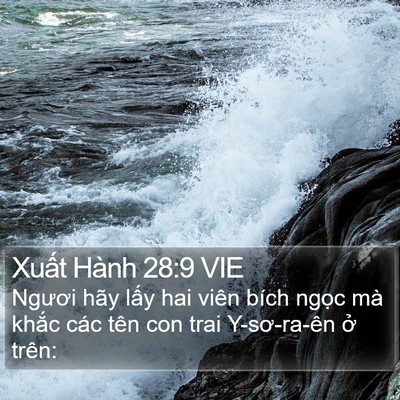 Xuất Hành 28:9 VIE Bible Verse Image