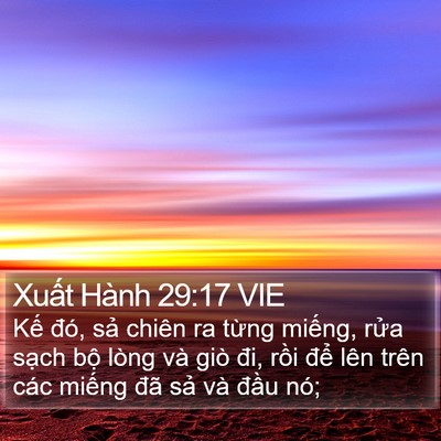 Xuất Hành 29:17 VIE Bible Verse Image