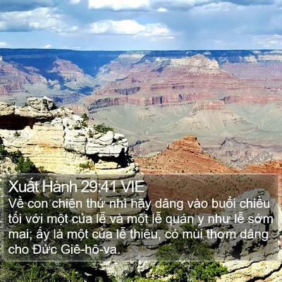 Xuất Hành 29:41 VIE Bible Verse Image