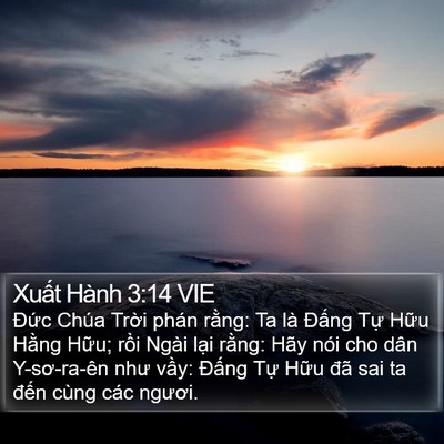 Xuất Hành 3:14 VIE Bible Verse Image