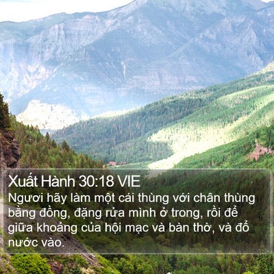 Xuất Hành 30:18 VIE Bible Verse Image
