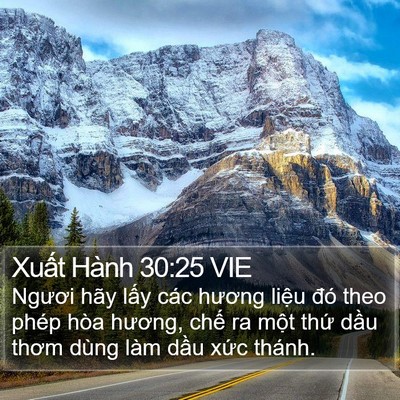 Xuất Hành 30:25 VIE Bible Verse Image