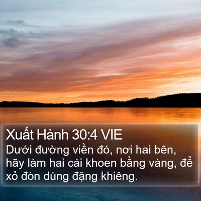 Xuất Hành 30:4 VIE Bible Verse Image