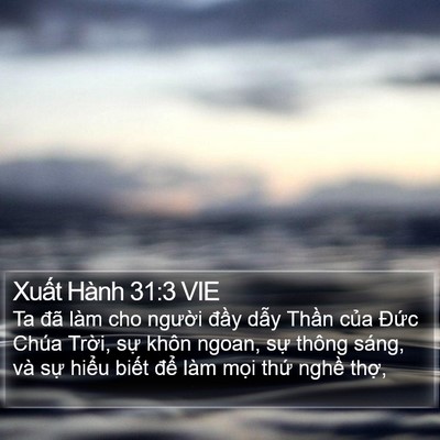 Xuất Hành 31:3 VIE Bible Verse Image