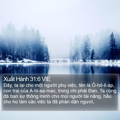 Xuất Hành 31:6 VIE Bible Verse Image