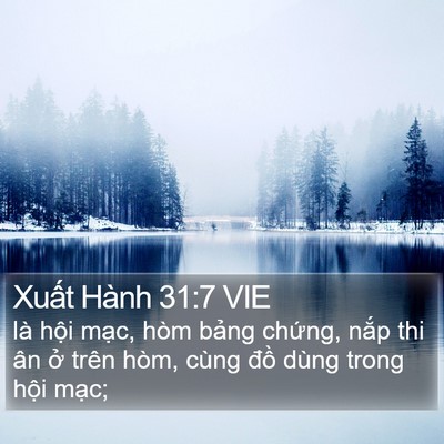 Xuất Hành 31:7 VIE Bible Verse Image
