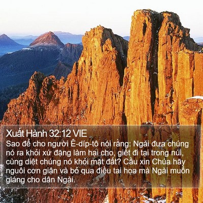 Xuất Hành 32:12 VIE Bible Verse Image