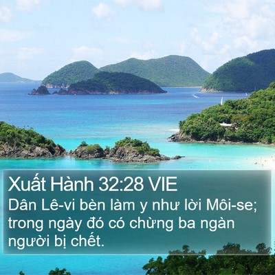 Xuất Hành 32:28 VIE Bible Verse Image