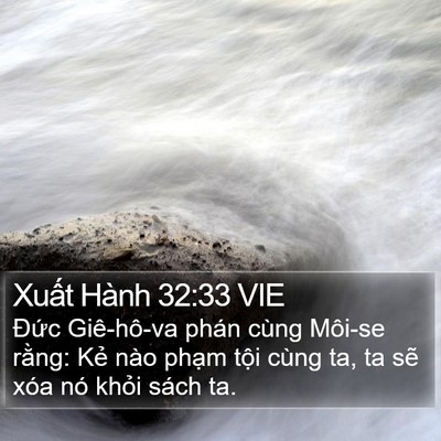 Xuất Hành 32:33 VIE Bible Verse Image