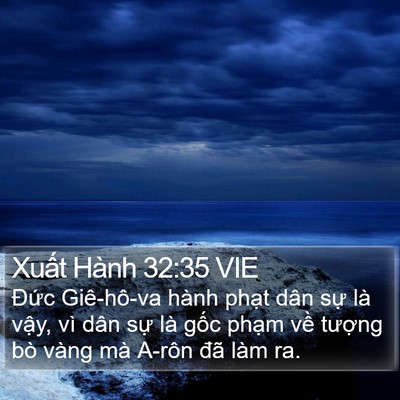 Xuất Hành 32:35 VIE Bible Verse Image
