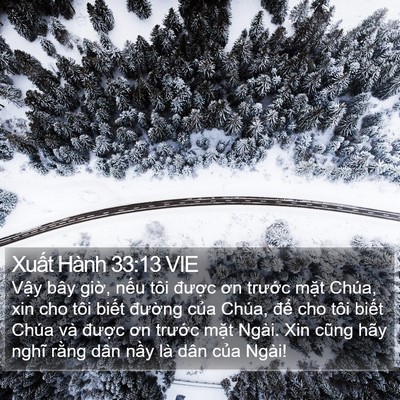 Xuất Hành 33:13 VIE Bible Verse Image