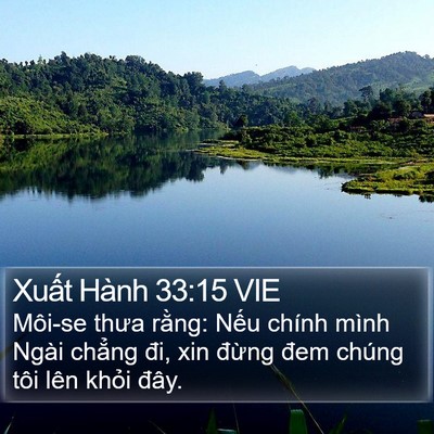 Xuất Hành 33:15 VIE Bible Verse Image
