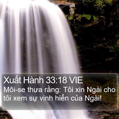 Xuất Hành 33:18 VIE Bible Verse Image