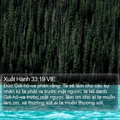 Xuất Hành 33:19 VIE Bible Verse Image