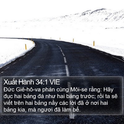 Xuất Hành 34:1 VIE Bible Verse Image