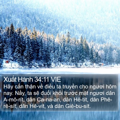 Xuất Hành 34:11 VIE Bible Verse Image