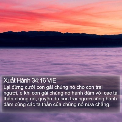 Xuất Hành 34:16 VIE Bible Verse Image