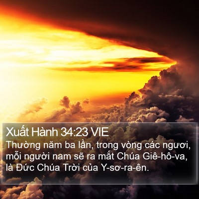 Xuất Hành 34:23 VIE Bible Verse Image