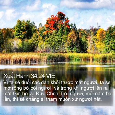 Xuất Hành 34:24 VIE Bible Verse Image