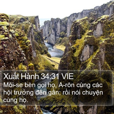 Xuất Hành 34:31 VIE Bible Verse Image