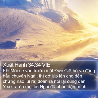 Xuất Hành 34:34 VIE Bible Verse Image