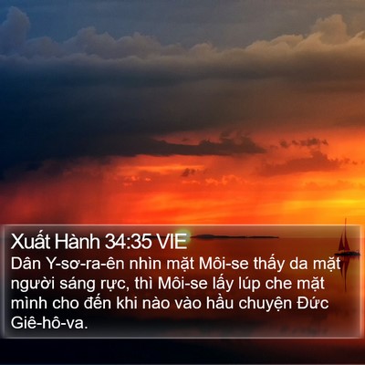 Xuất Hành 34:35 VIE Bible Verse Image