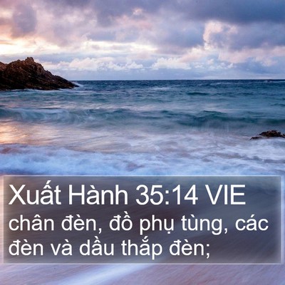Xuất Hành 35:14 VIE Bible Verse Image