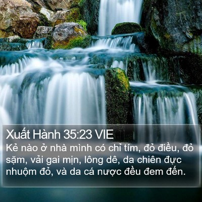 Xuất Hành 35:23 VIE Bible Verse Image