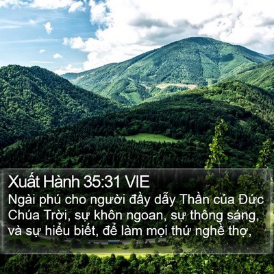 Xuất Hành 35:31 VIE Bible Verse Image