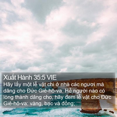 Xuất Hành 35:5 VIE Bible Verse Image