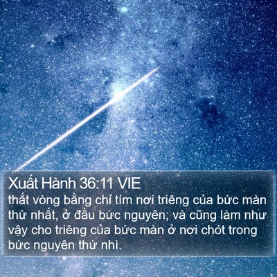 Xuất Hành 36:11 VIE Bible Verse Image