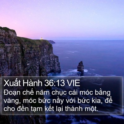 Xuất Hành 36:13 VIE Bible Verse Image