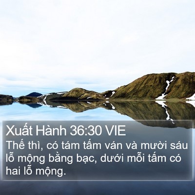 Xuất Hành 36:30 VIE Bible Verse Image