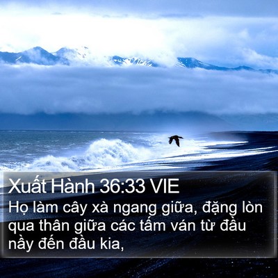 Xuất Hành 36:33 VIE Bible Verse Image
