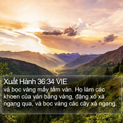 Xuất Hành 36:34 VIE Bible Verse Image