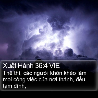 Xuất Hành 36:4 VIE Bible Verse Image