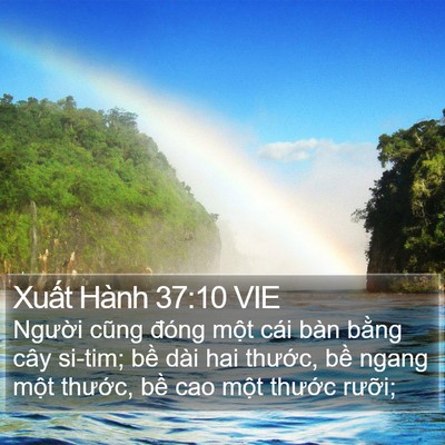 Xuất Hành 37:10 VIE Bible Verse Image